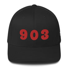 Load image into Gallery viewer, Cap 903 Red Thread FlexFit Structured Twill Cap
