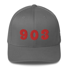 Load image into Gallery viewer, Cap 903 Red Thread FlexFit Structured Twill Cap
