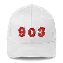 Load image into Gallery viewer, Cap 903 Red Thread FlexFit Structured Twill Cap
