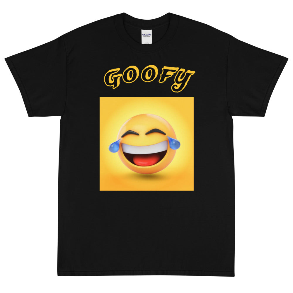 Goofy Short Sleeve T-Shirt (Emoji Front)