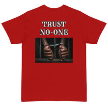 Load image into Gallery viewer, Trust No-One Short Sleeve T-Shirt (Back)
