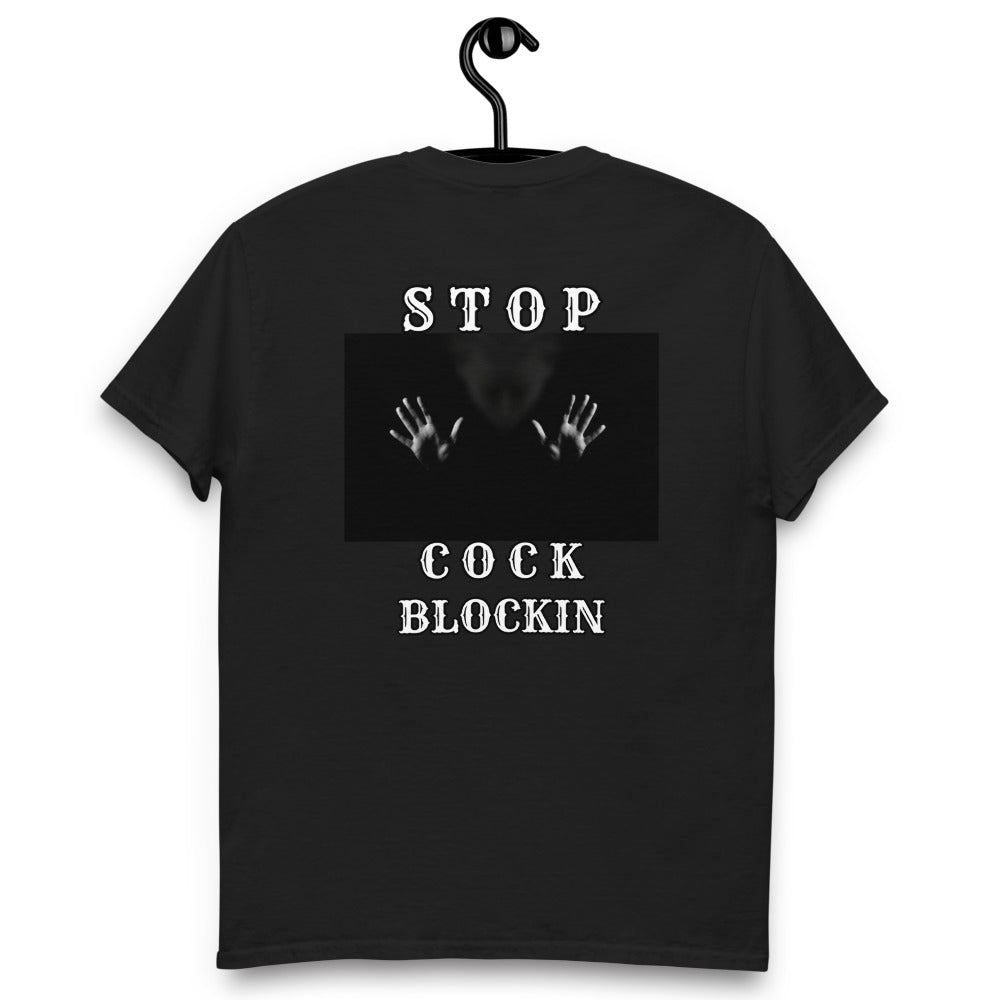 Stop CockBlockin  heavyweight tee
