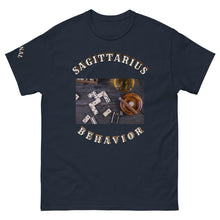 Load image into Gallery viewer, SAGITTARIUS BEHAVIOR (Front) Men&#39;s heavyweight tee
