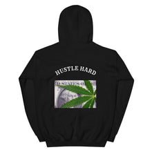 Load image into Gallery viewer, Hoodie/ Hustle Hard Unisex Hoodie (Back)
