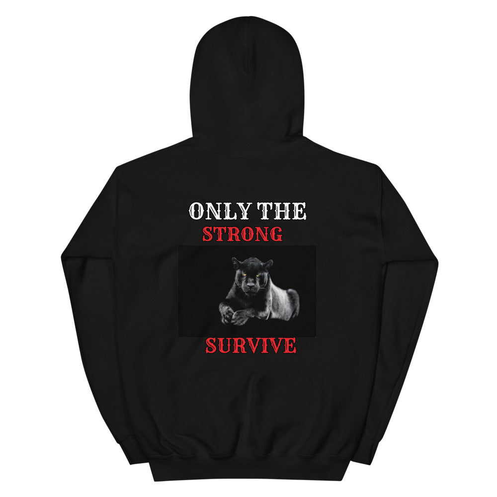 Hoodie /Only The Strong Survive (Panther,Back)
