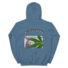 Load image into Gallery viewer, Hoodie/ Hustle Hard Unisex Hoodie (Back)
