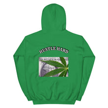 Load image into Gallery viewer, Hoodie/ Hustle Hard Unisex Hoodie (Back)
