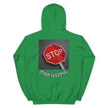 Load image into Gallery viewer, Hoodie /Stop Hating Unisex Hoodie (Back)
