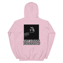 Load image into Gallery viewer, Hoodie /Any Means Unisex Hoodie (Back)
