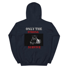 Load image into Gallery viewer, Hoodie /Only The Strong Survive (Panther,Back)
