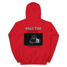 Load image into Gallery viewer, Hoodie /Only The Strong Survive (Panther,Back)
