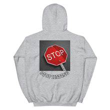 Load image into Gallery viewer, Hoodie /Stop Hating Unisex Hoodie (Back)
