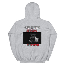 Load image into Gallery viewer, Hoodie /Only The Strong Survive (Panther,Back)
